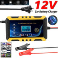 US12V Smart Car Battery Charger Automatic Jump Starter AGM/GEL Pulse Repair