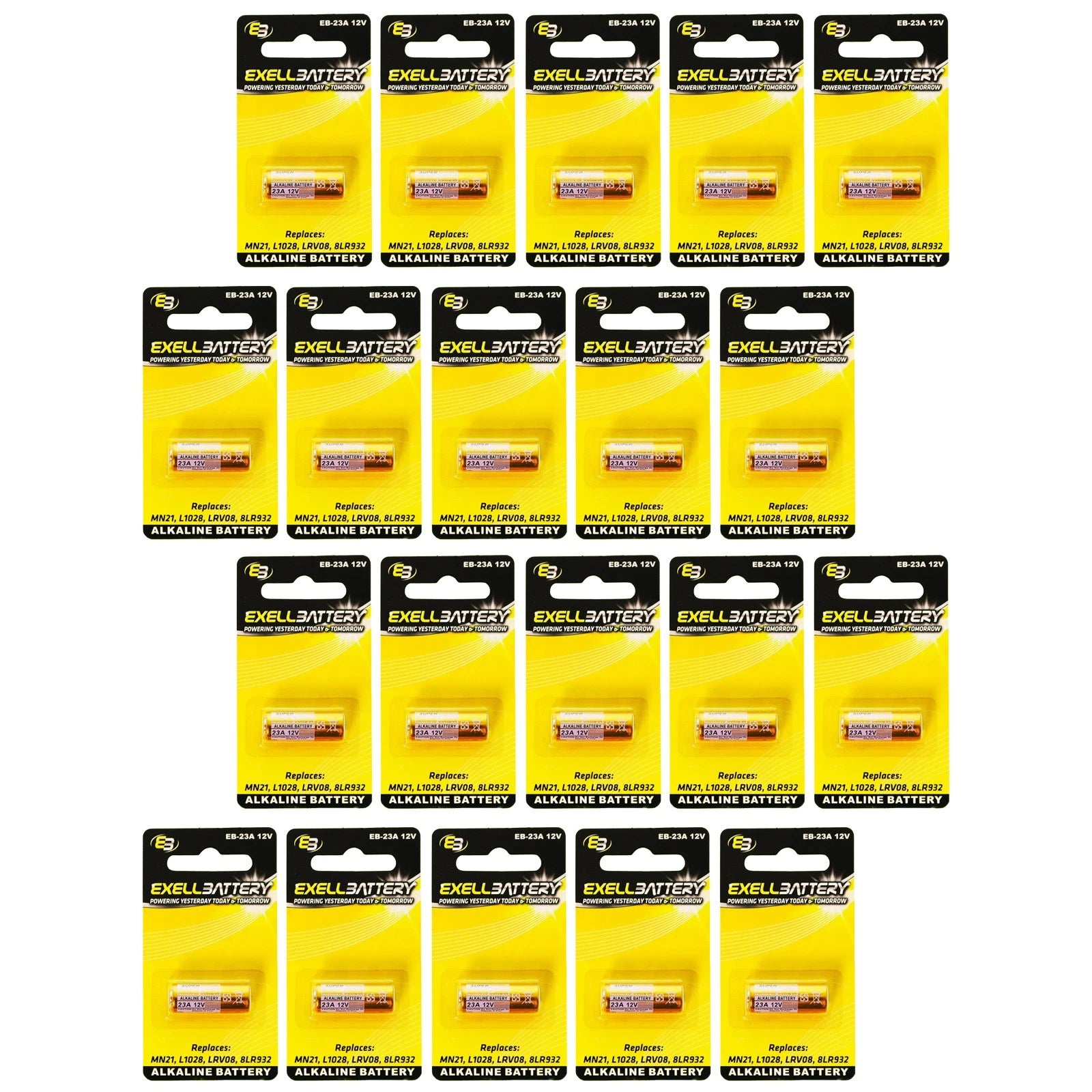 20x Alkaline 12V Battery Compatible With MN21 L1028 LRV08 8LR932 Key FOBS