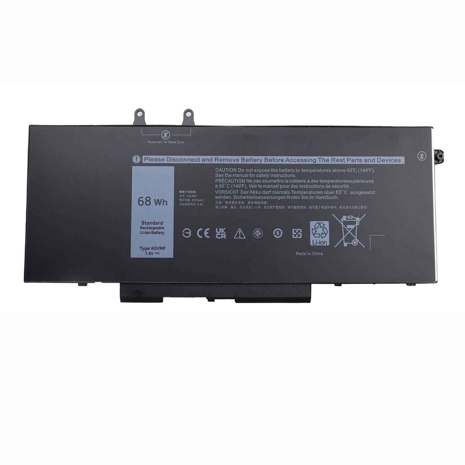 4GVMP Battery For Dell Latitude 5400 5500 Precision 3540 9JRYT C5GV2 /Charger