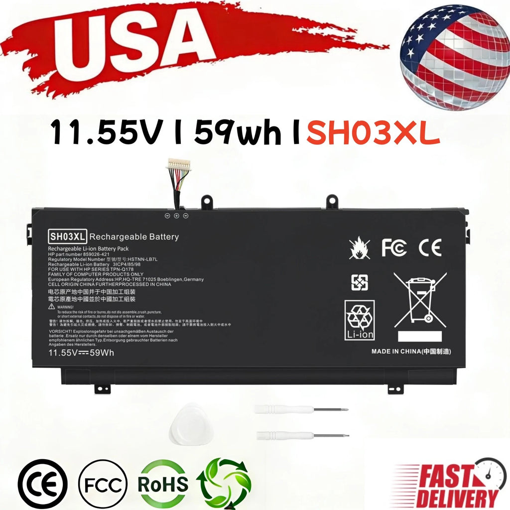 SH03XL CN03XL 859026-421 Battery For HP Spectre X360 13-AC013DX 13-W023DX W025ND