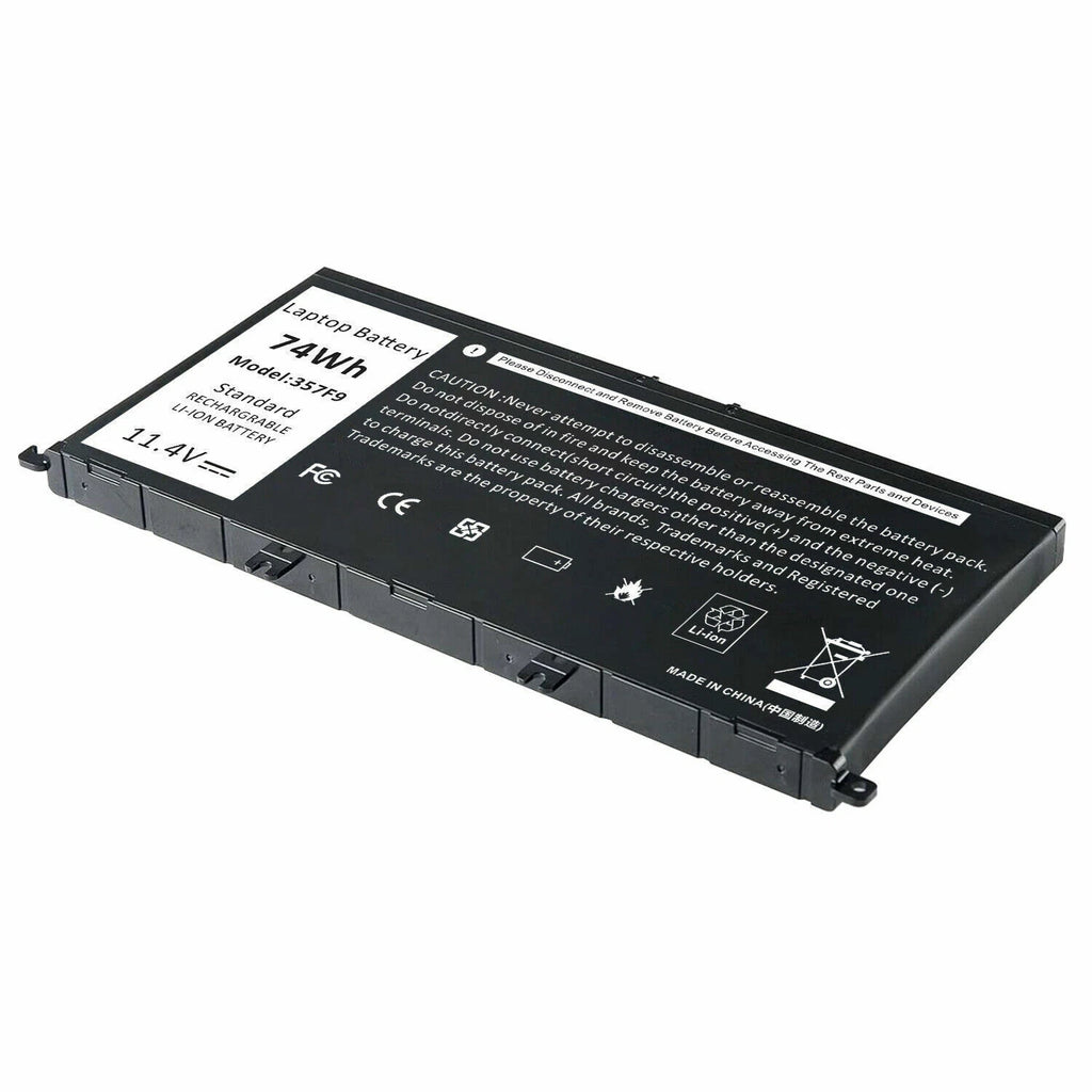New Battery 357F9 For Dell Inspiron 15 5576 5577 7566 7567 7557 7559 Series 74Wh