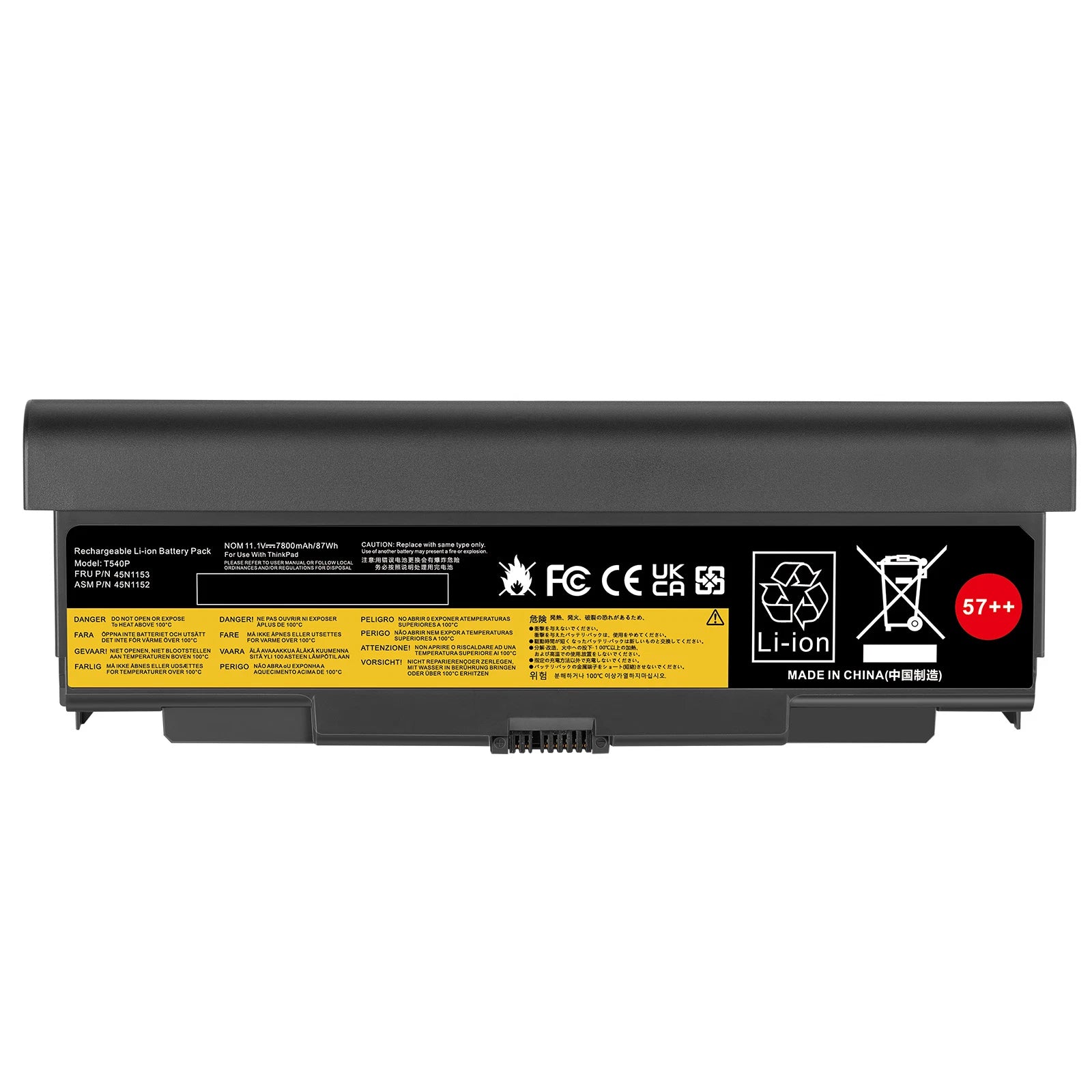 For Lenovo Battery 45N1146 45N1147 for ThinkPad L440 T540P W540 L540 57++