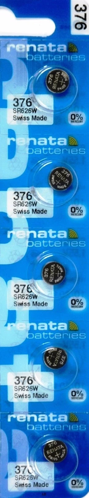 376 RENATA SR626W SR626SW SR66 WATCH BATTERY New Authorized Seller