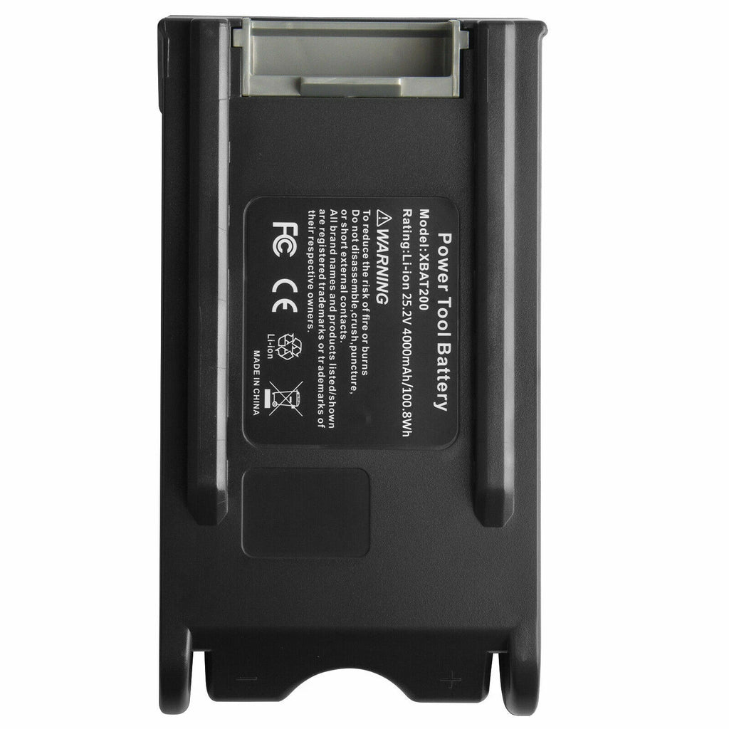 4.0Ah 25.2V Li-ion Battery Replacement for Shark XBAT200 ION Rocket IONFlex F80