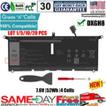 ?LOT 1-20 52WH DXGH8 Battery For Dell XPS 13 9370 9380 7390 G8VCF 0H754V V48RM