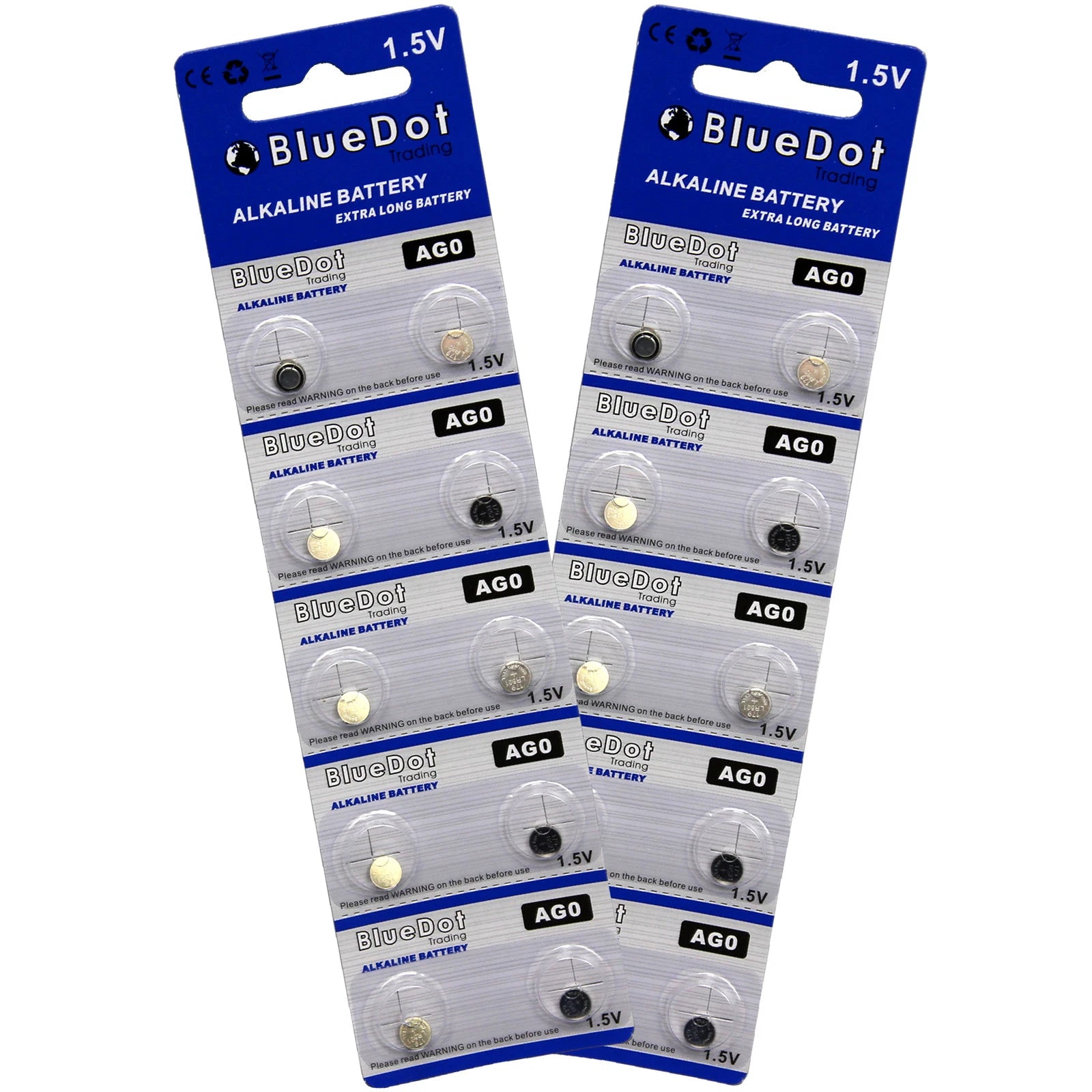 20 x BlueDot AG0 379A AGO 379 618 SR63 521 SR521SW Alkaline Watch Battery USA