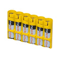 Powerpax SlimLine AAA Yellow Battery Case