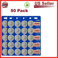 50 x Murata/Sony CR2032 2032 DL2032 3V Button Lithium Coin Battery EXP 2032 +