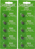 Loopacell 393 Silver Oxide 10 Batteries (SR754W)