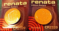 CR2320 RENATA WATCH BATTERIES 2320 (2 piece) New packaging Authorized Seller