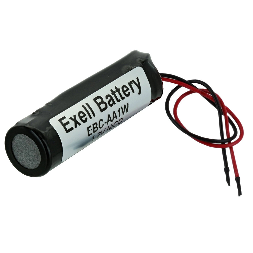 Exell 1.2V Custom NiCd 1000mAh Battery Pack w/ 5" AWG Bare Wire Leads