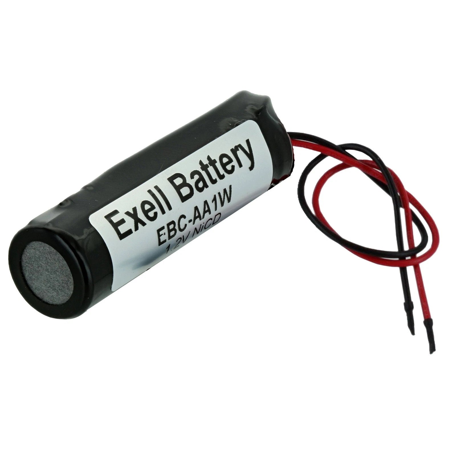 Exell 1.2V Custom NiCd 1000mAh Battery Pack w/ 5" AWG Bare Wire Leads