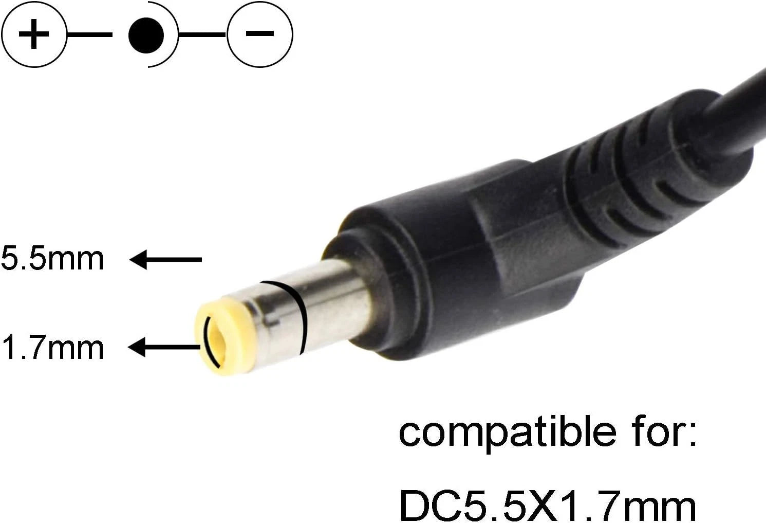 For Acer G277HL GN246HL H257HU R271 LED Monitor AC Adapter Power Supply Cord
