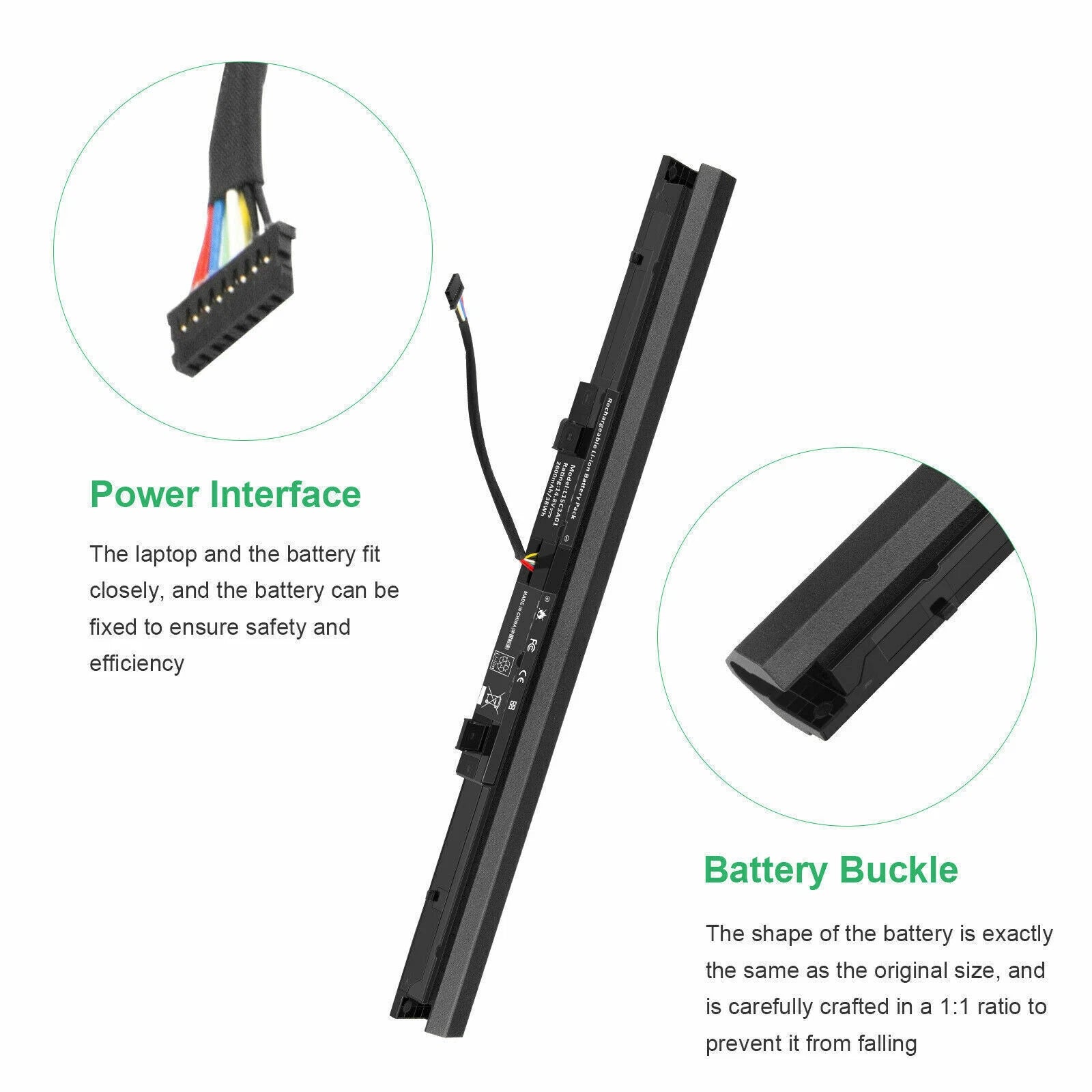 32Wh L15L4A02 Battery For Lenovo V110 14AST V310-14ISK V310-14ISK V310-15ISK NEW