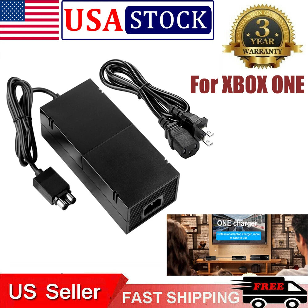 AC Adapter for Microsoft XBox ONE Power Supply Replacement Charger Brick Cord US