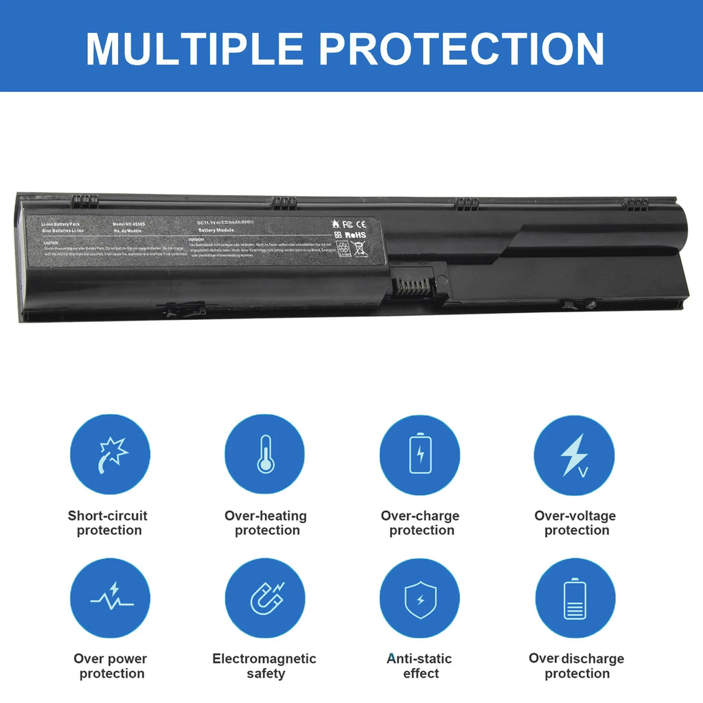 633805-001 PR06 Battery for HP ProBook 4540S 4530S 4440S 4430S 4540S Series