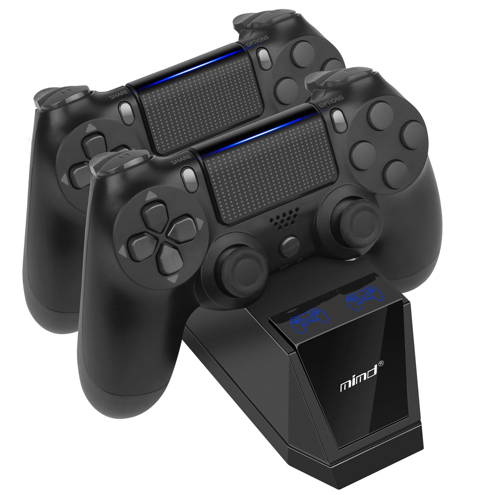 Dual Fast Charger Dock Station For PS4 PlayStation 4 Controller Charging Stand