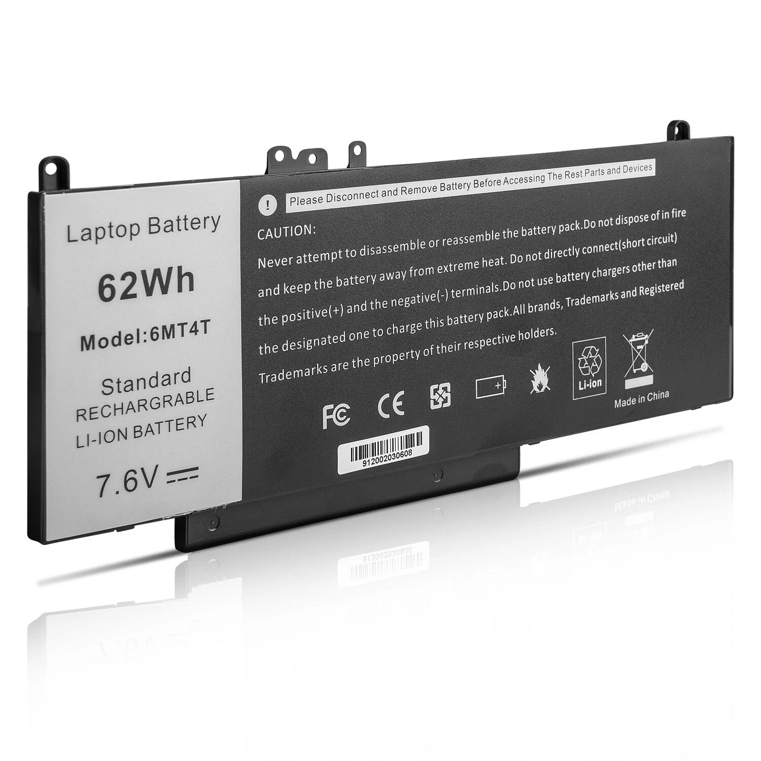 4Cell Battery For Dell Latitude 15.6 inch E5470 E5570 Precision 3510 6MT4T 79VRK