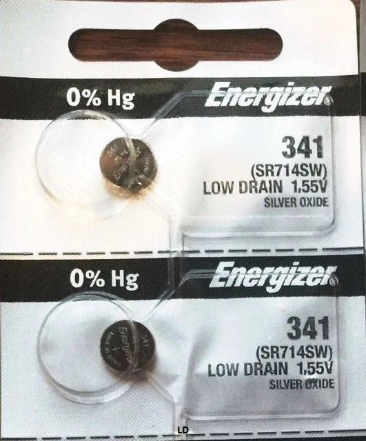 ENERGIZER 341 SR714SW V341 D341 BATTERY NEW SEALED Authorize Seller