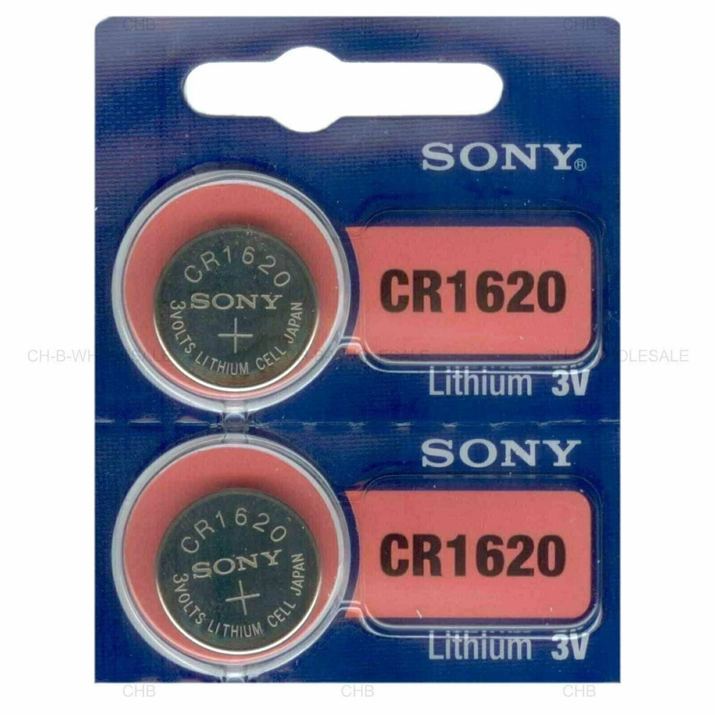 5 PCS SONY CR1620 1620 LITHIUM 3V BUTTON COIN CELL WATCH BATTERIES VALUE PACK