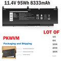 ??LOT PKWVM Battery For DELL Precision 7550 7560 CR72X 17C06 447VR P93F002 95WH