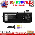 722KK Battery For Dell XPS 13 9300 2020 i5 FHD XPS 13 9310 2XXFW FP86V 52Wh 7.6V