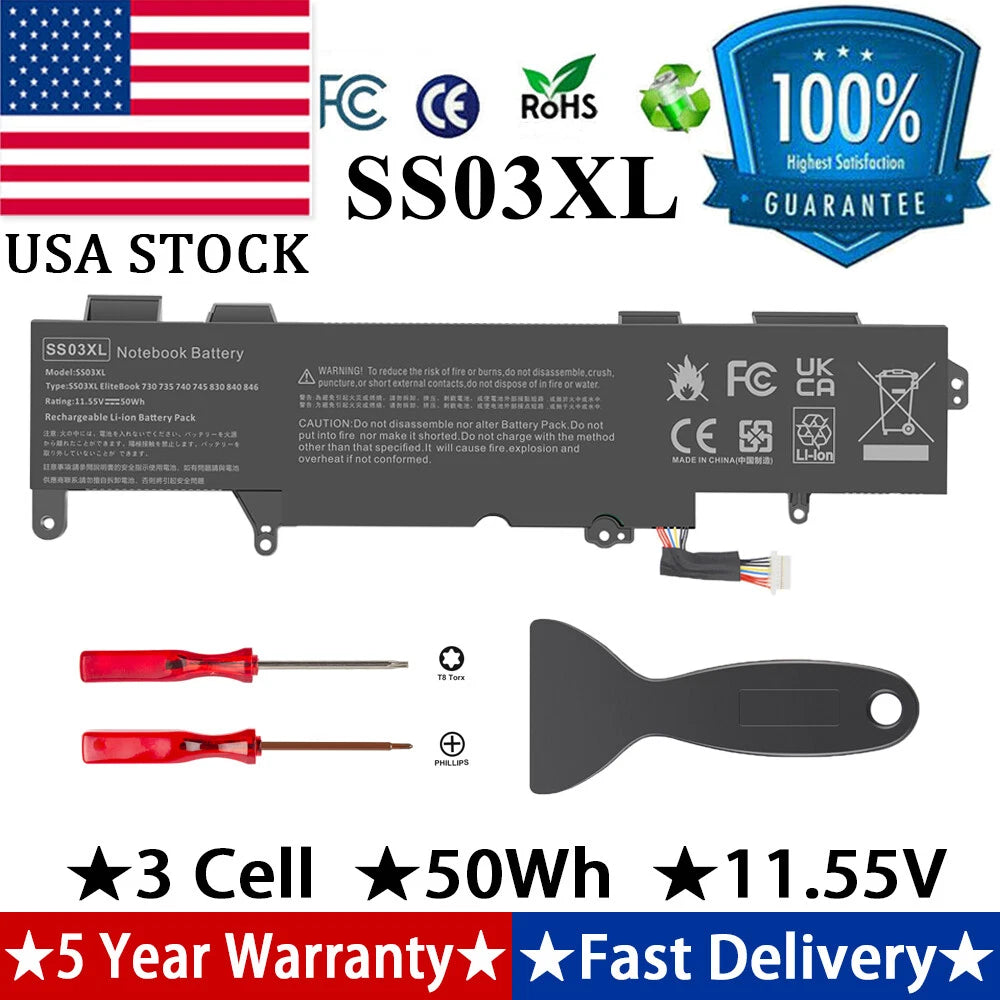 SS03XL Battery 933321-855 For HP EliteBook 840 G5 G6 730 740 G5 HSN-I12C 11.55 V