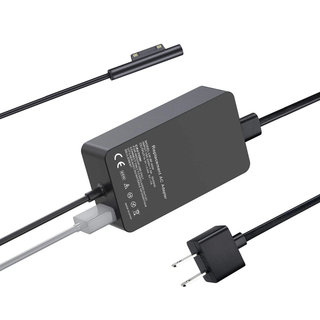 44W Charger for Microsoft Surface Pro 7 6 5 4 3, Go, Laptop Power Supply Adapter