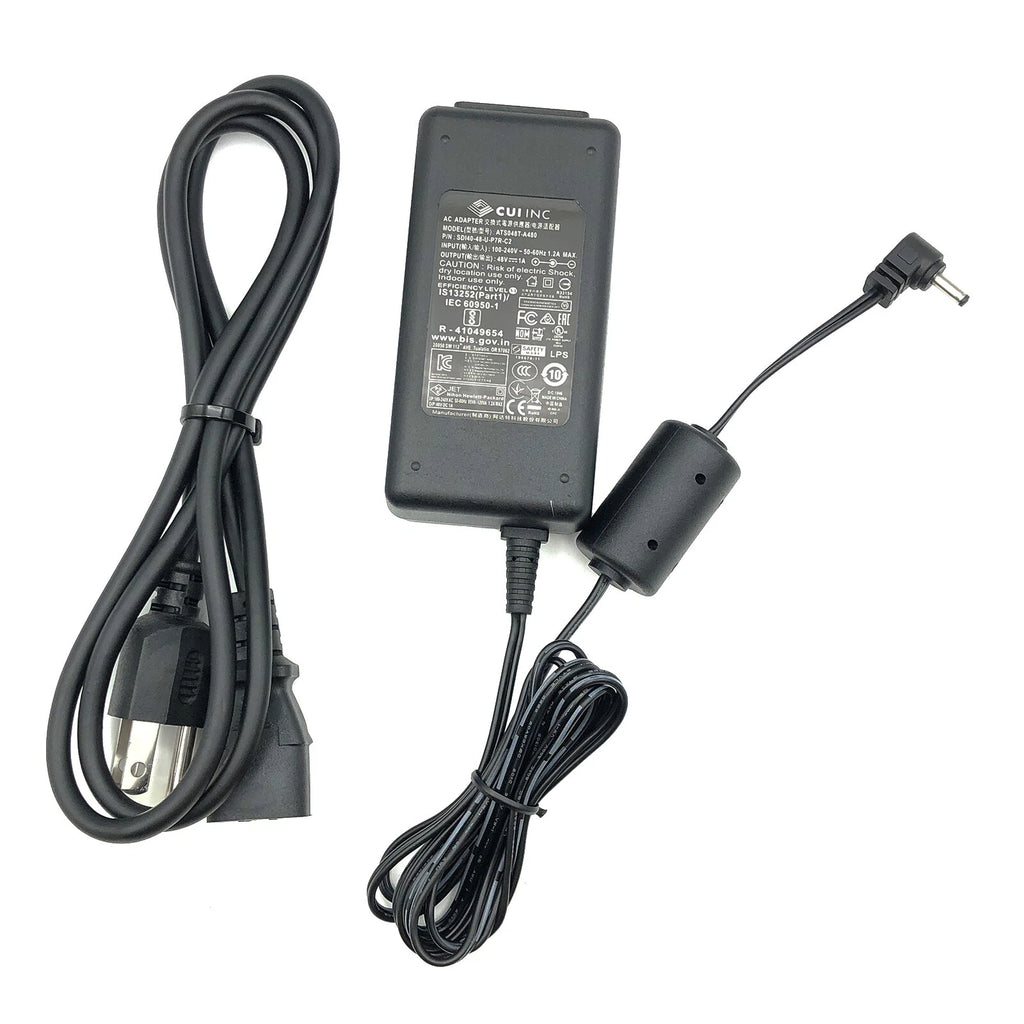 NEW Genuine 48W CUI Inc AC Adapter 48V 1A ATS048T-A480 Charger SDI40-48-U-P7R-C2