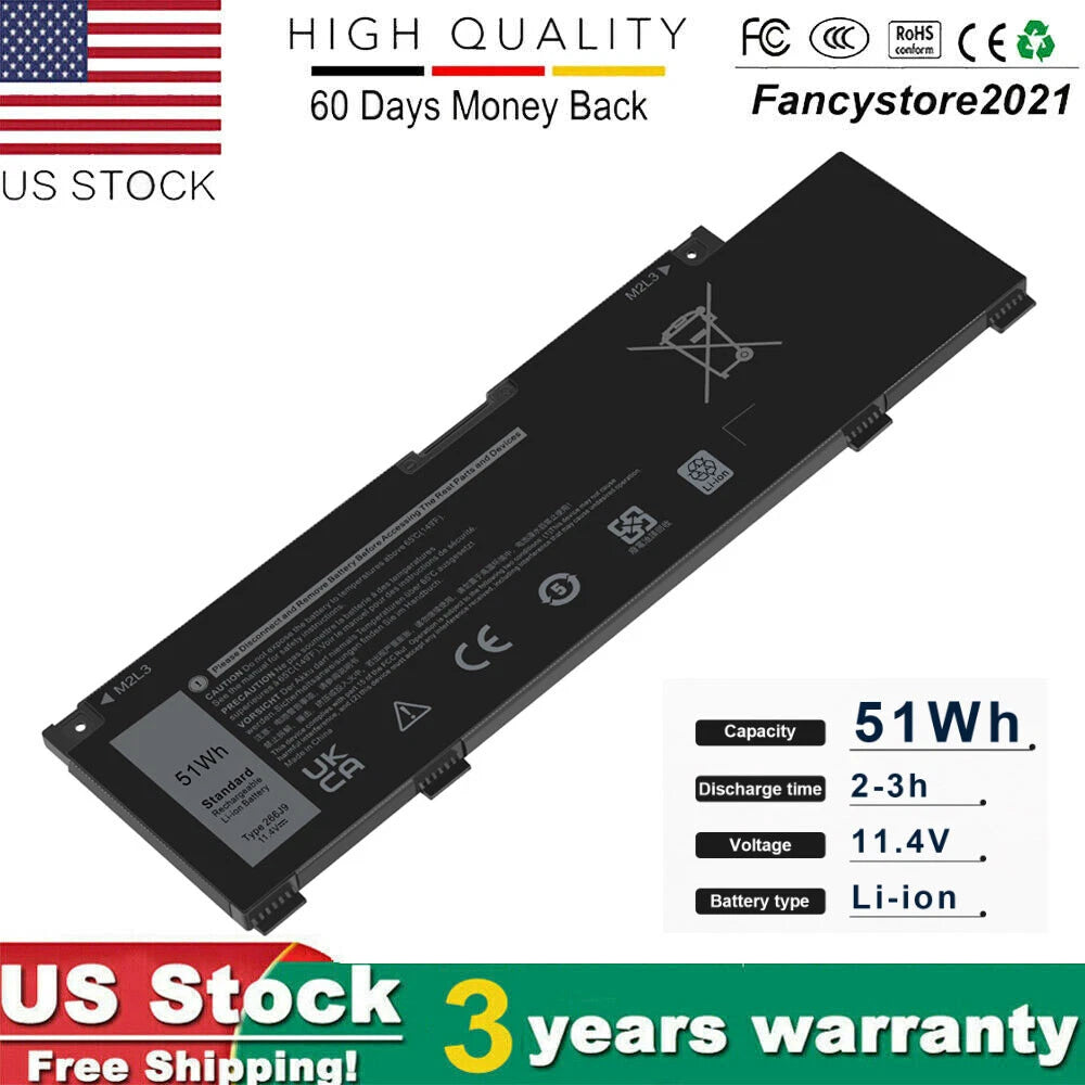 FOR Dell G3 15 3590 Battery 51Wh 11.4V M4GWP 0PN1VN 266J9 - FAST SHIPPING!