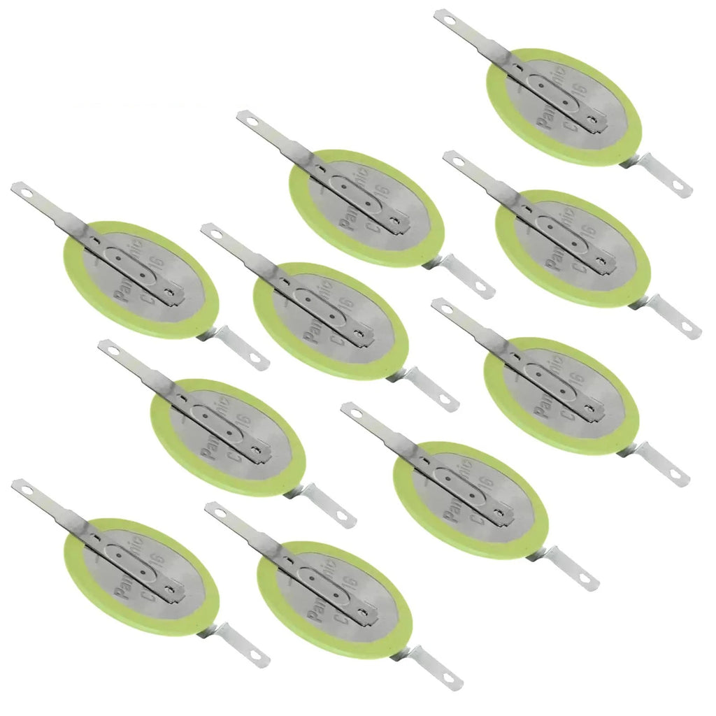 10x CR-2016/F2N 3V Lithium Coin Battery CR2016/1F2E, CR2016F2N, P222, Q1373829
