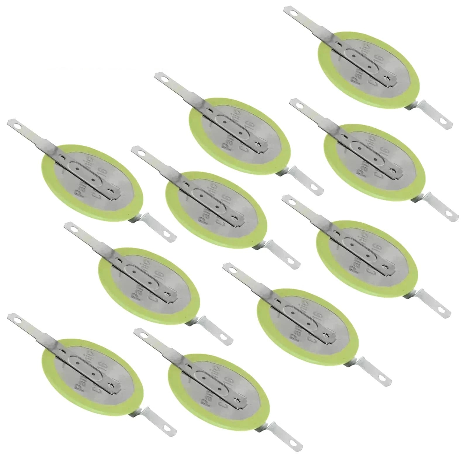 10x CR-2016/F2N 3V Lithium Coin Battery CR2016/1F2E, CR2016F2N, P222, Q1373829