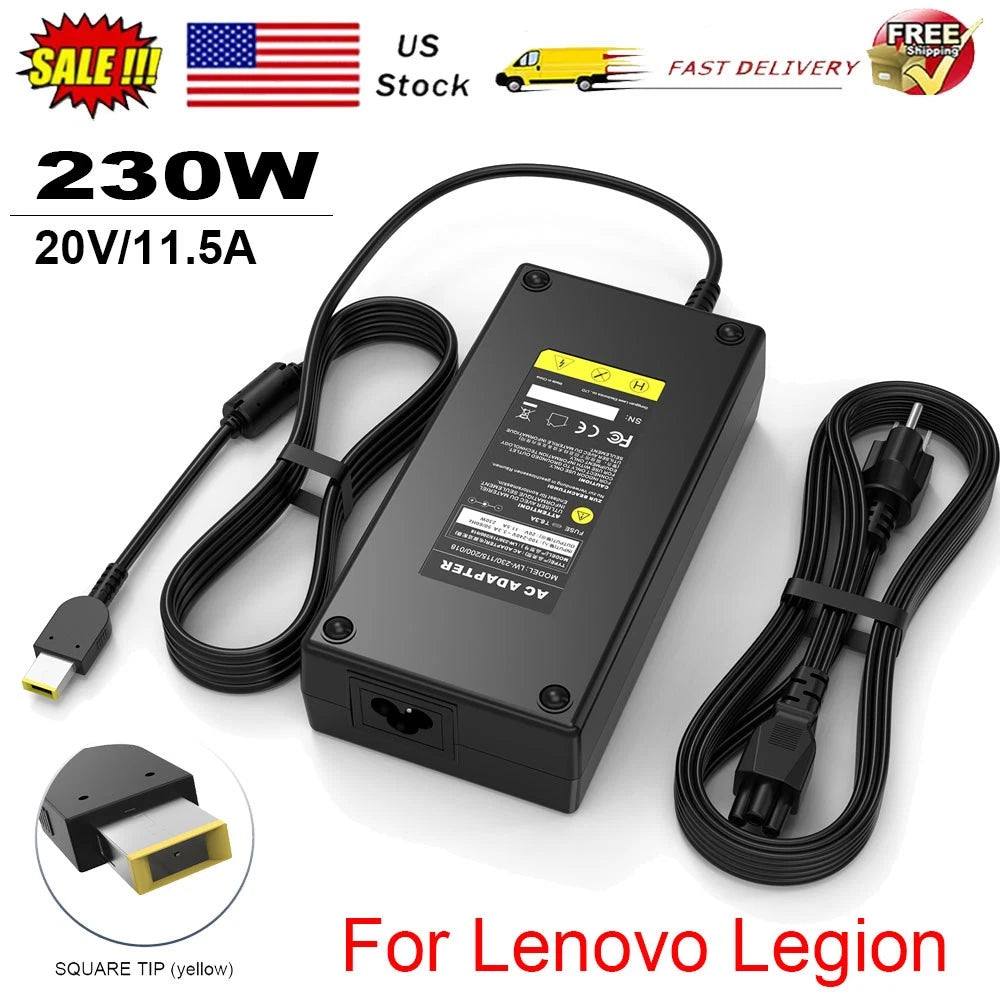 230W 11.5A AC Adapter For Lenovo Legion 5 Y920 910 900 740 730 ADL230NDC3A