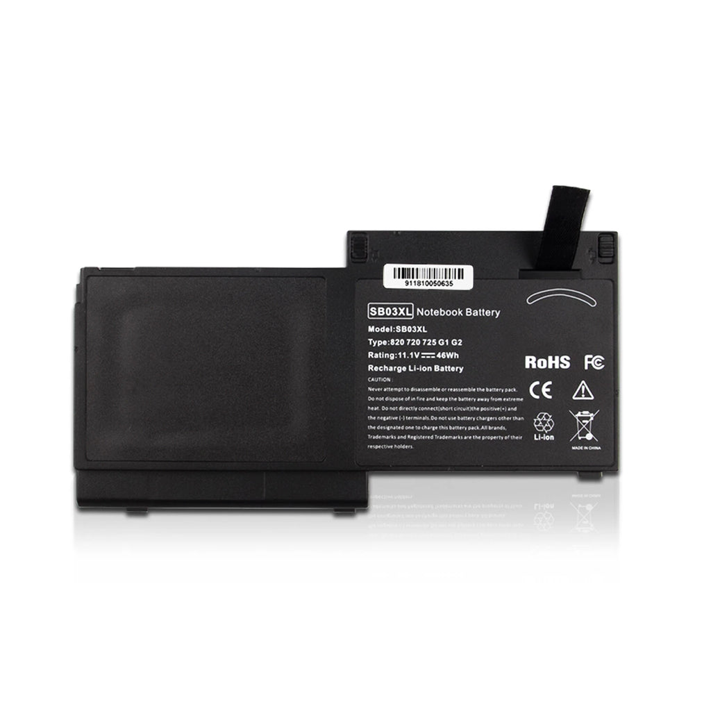 SB03XL Battery For HP Elitebook 720 725 820 G1 G2 E7U25AA 716726-421 717378-001