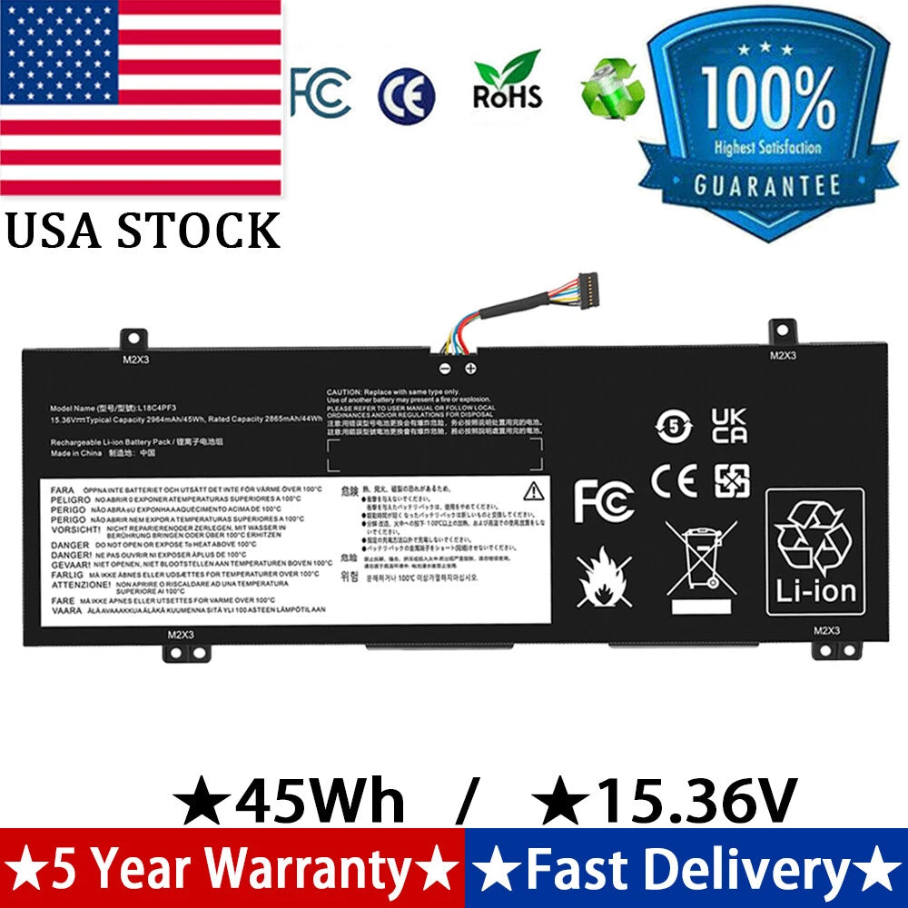 L18C4PF3 Battery for Lenovo IdeaPad Flex-14IWL C340-14API S540-14API L18M4PF3