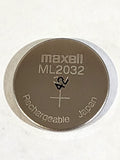1 pc ML2032 ML 2032 3v RECHARGEABLE LITHIUM BATTERY MANUFACTURED 02/2024