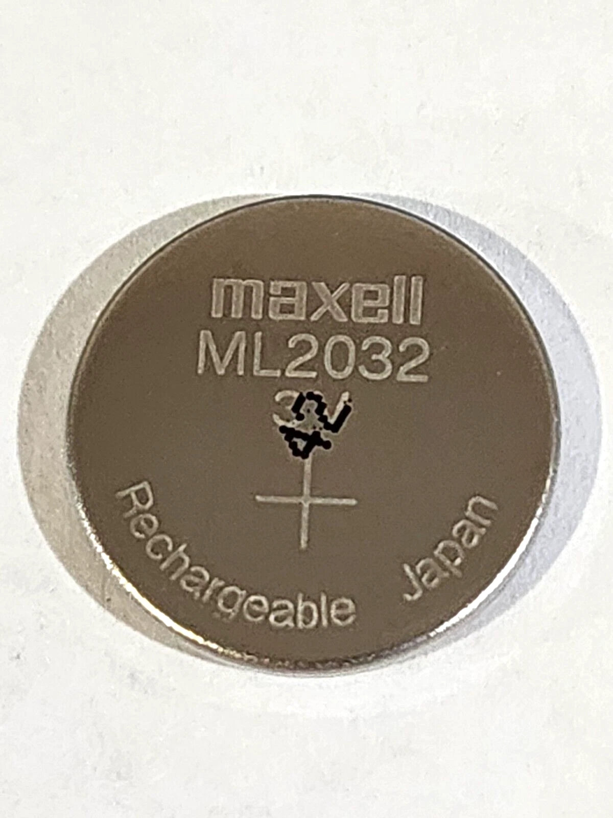 1 pc ML2032 ML 2032 3v RECHARGEABLE LITHIUM BATTERY MANUFACTURED 02/2024