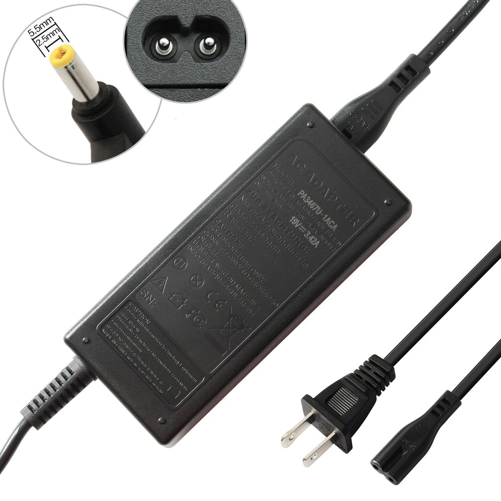 19V 3.42A Laptop Power Supply AC Adapter Charger for Acer Toshiba Gateway 45/65W