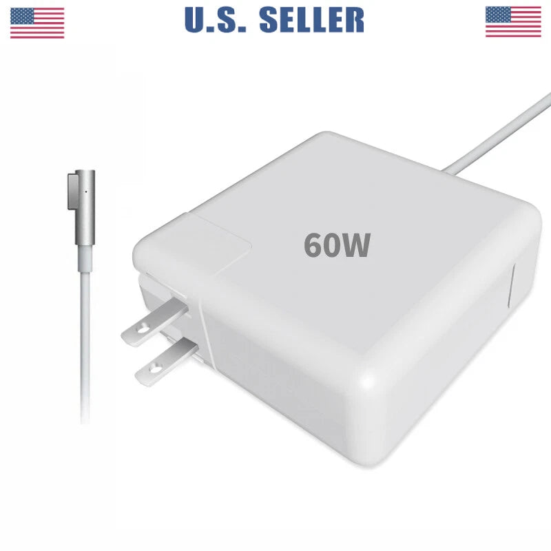60W Magnetic L Shape AC Adapter Laptop Charger For Apple MacBook Pro 13" A1278