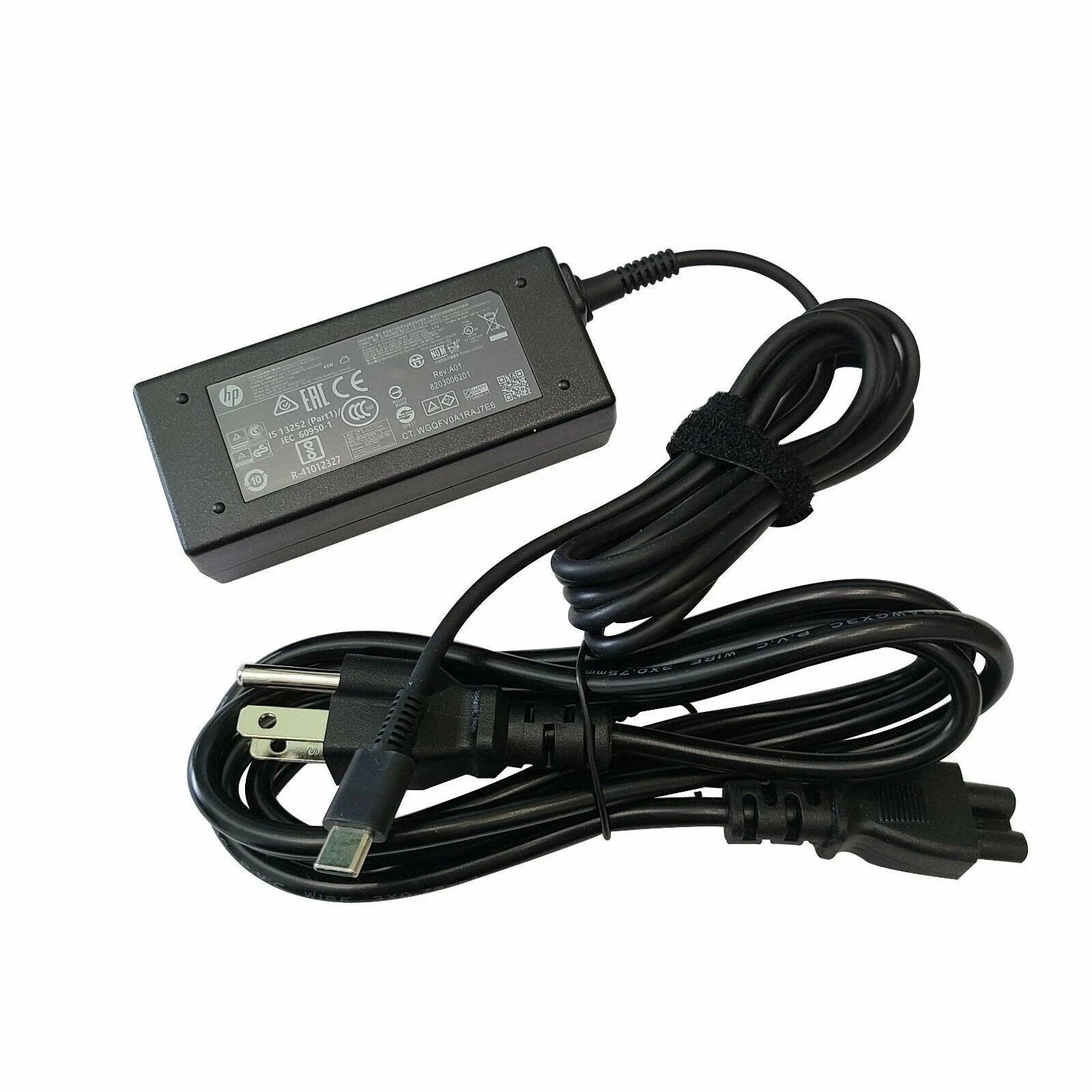 Genuine OEM HP USB-C 15V 3A 45W Genuine Original AC Power Adapter Charger NEW