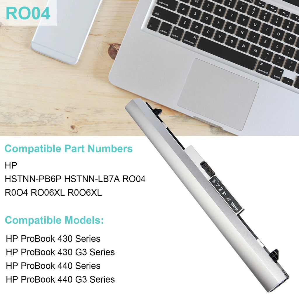 RO04 RO06 Battery For HP ProBook 430 440 G3 805292-001 805045-851 HSTNN-PB6P O
