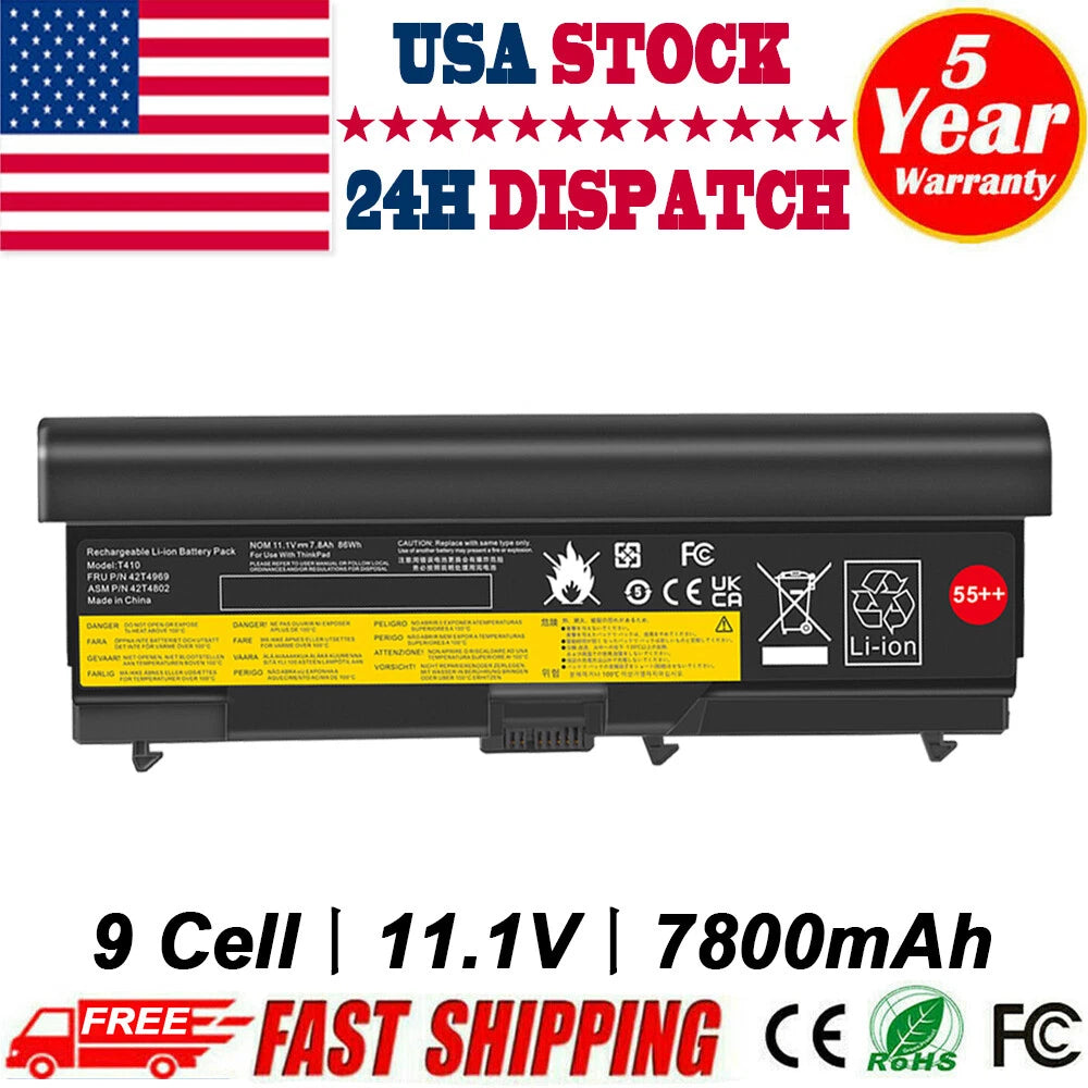 Battery For IBM/LENOVO ThinkPad Edge 15'' E420 E520 42T4708 42T4751 42T4791 Fast