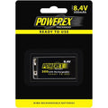 Maha Powerex 9V 8.4V 300mAh Precharged Rechargeable NiMH Battery