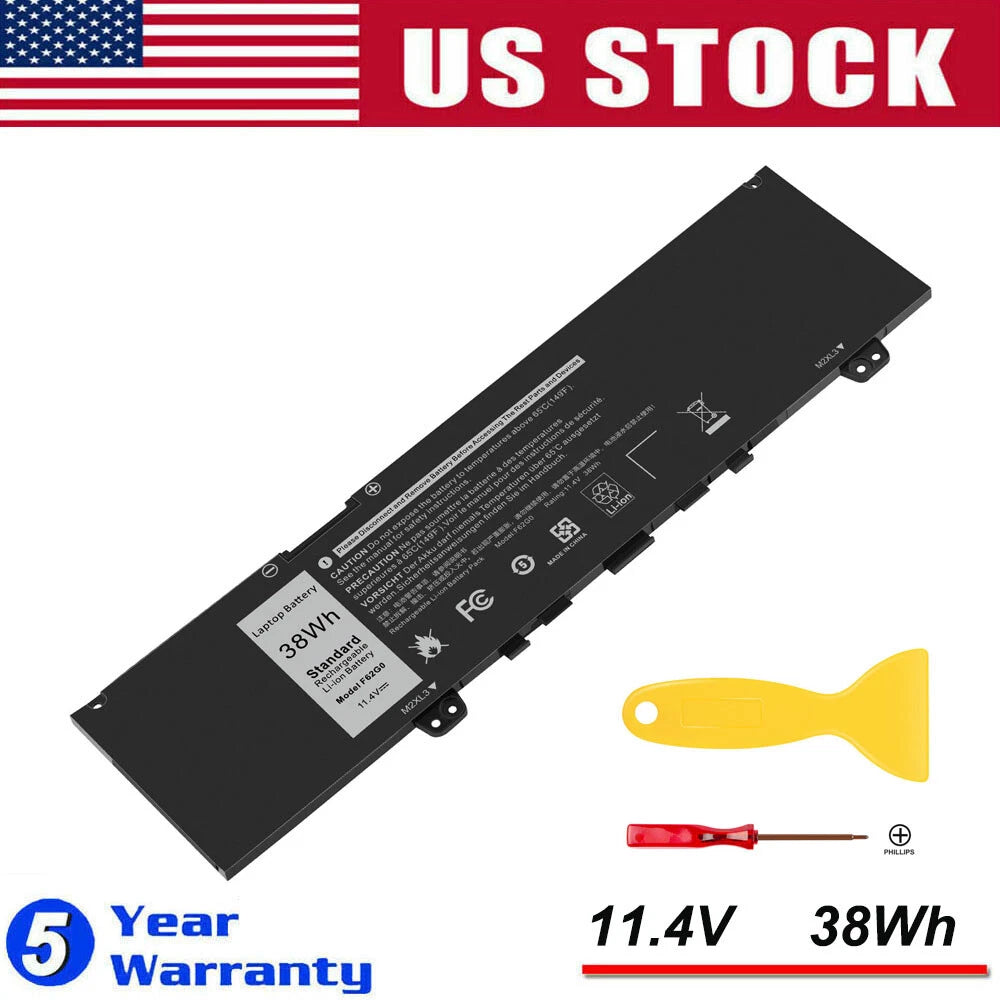 NEW 39DY5 F62G0 Battery for Inspiron 13 7000 i7373 7373 7386 2-in-1 Notebook PC