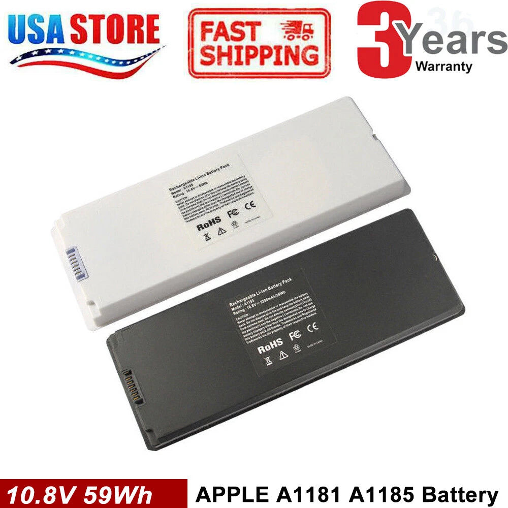 Battery for Apple MacBook 13" A1185 A1181 (2006 2007 2008 2009) MA566 MA561 COOL
