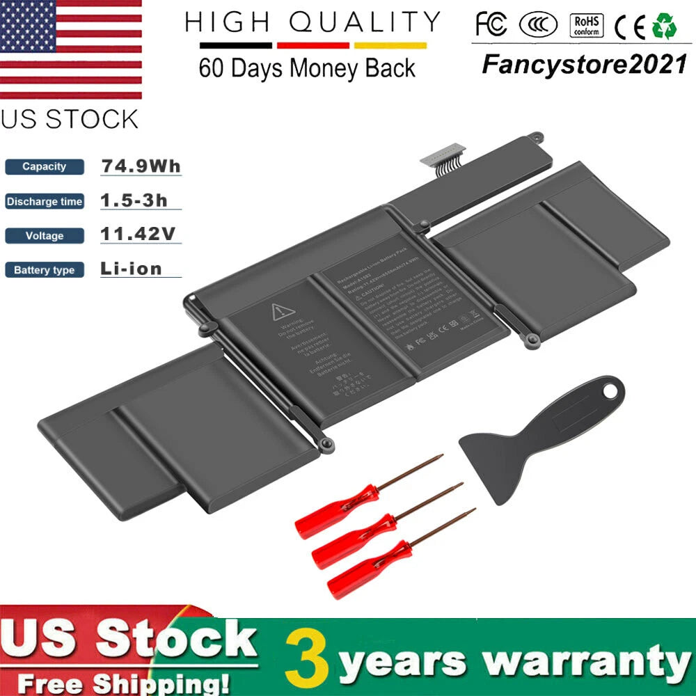 ?A1582 Laptop Battery for Apple MacBook Pro Retina 13" A1502 Early 2015 Mid 2014