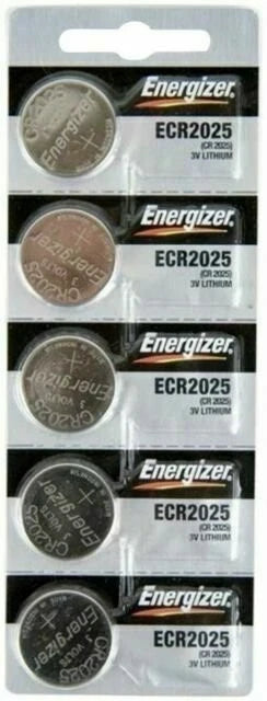 Energizer ENERGIZER-ECR2025 155mAh 3V Lithium Primary Coin Cell Battery