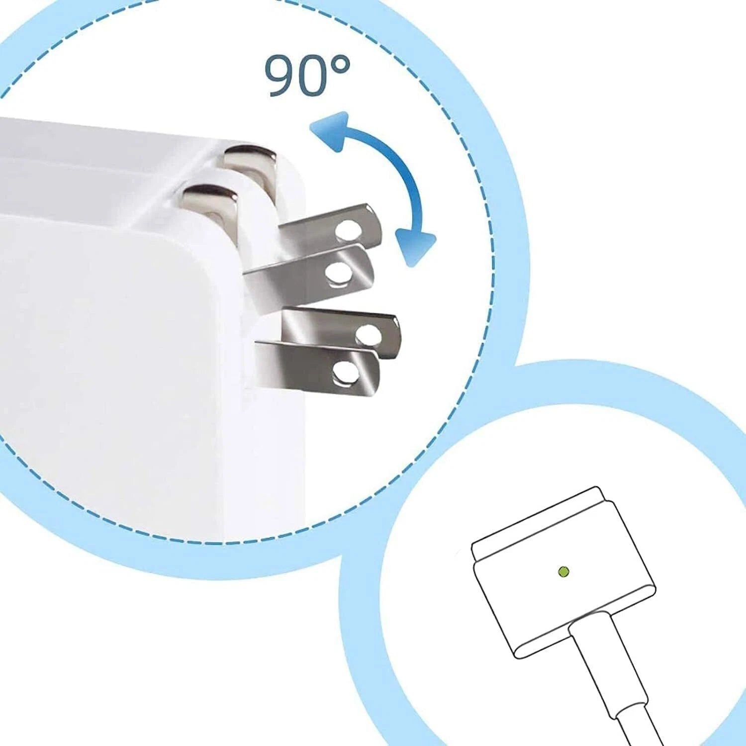 Mac Book Pro 45W Charger 45W T-Tip Power Adapter for Mac Book Air 11'' & 13''