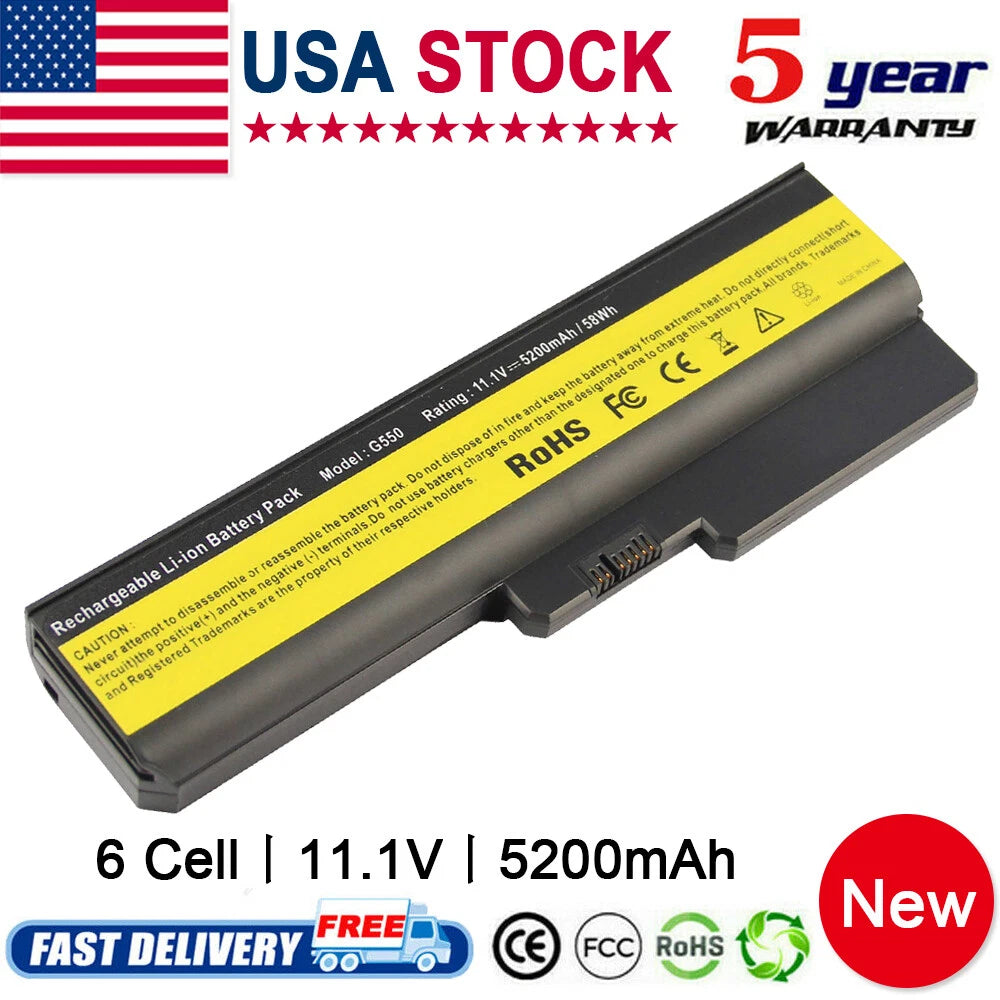 G450 Battery For Lenovo G430 G530 G550 G555 N500 B460 L08S6Y02 42T4725 51J0226