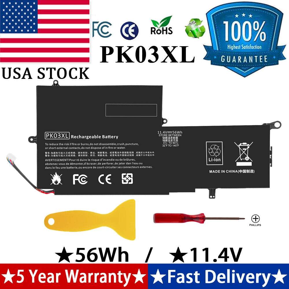 Battery For HP Spectre x360 13-4195nr 13-4193nr 13-4110dx 13-4102dx 13-4005dx